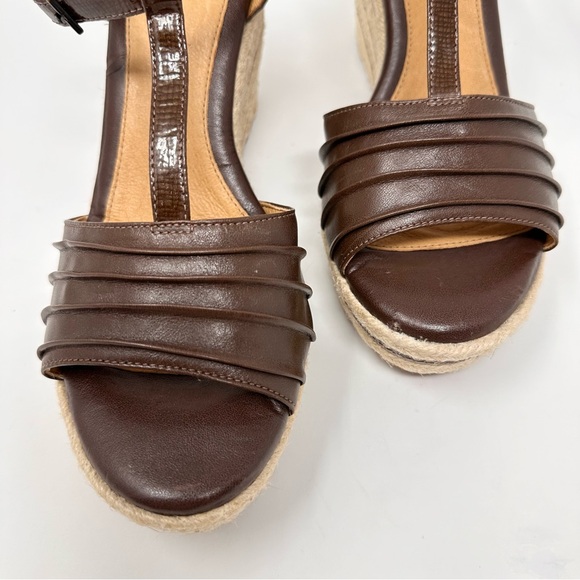 Nurture Castle Brown Wedge Shoes - Picture 9 of 15